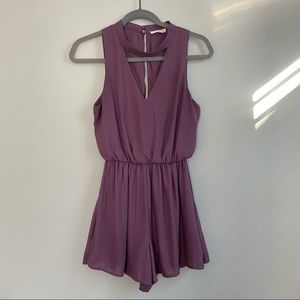 Lush keyhole neck romper